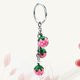 thumbnail image 1 of unbranded Llavero Rosa Con Campanas Y Colgante De Fresa Para Organizar Llaves Y Carteras, 1 of 8