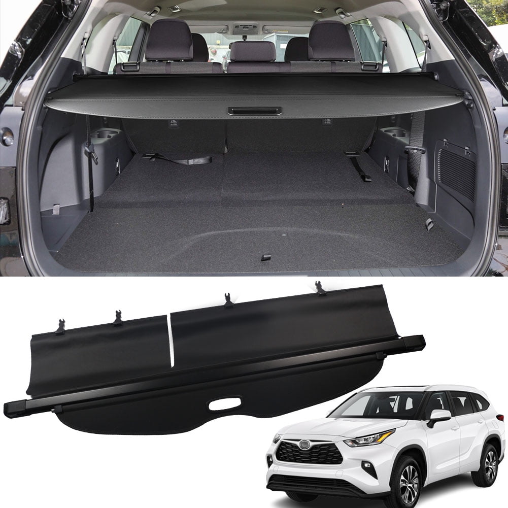 Powerty Cargo Cover For 2016-2019 2020 Kia Sorento Accessories Trunk Cover Retractable Trunk Shielding Shade Cargo Luggage Cover No Gap (with Extra