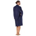 thumbnail image 3 of Aria Women's Stretch Velour Long Sleeve Zip Front Sleepwear Robe with Pockets, Sizes XS-5X, 3 of 6