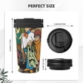 thumbnail image 4 of Lsque Scooby-Doo Pattern Travel Coffee Mug 16oz: Insulated Coffee Cup with Leakproof Lid, Coffee Tumbler, Reusable Coffee Cups with Seal Lid, 4 of 8