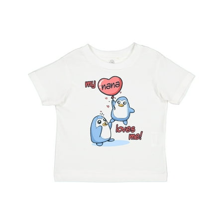 

Inktastic My Nana Loves Me Gift Toddler Boy or Toddler Girl T-Shirt