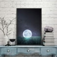 thumbnail image 3 of IDEA4WALL Framed Canvas Wall Art for Living Room, Bedroom Moon with Bright Canvas Prints for Modern Home Decoration Ready to Hang, 3 of 4