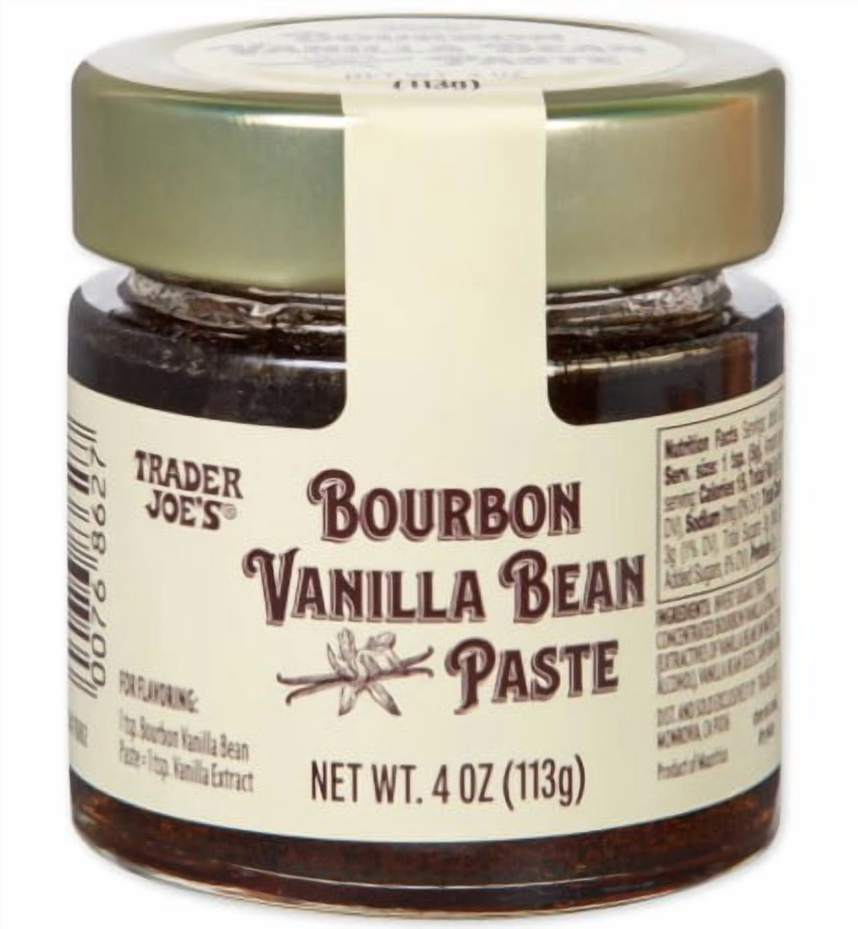 Trader Joe's Bourbon Vanilla Bean Paste, 4 oz, 2 Count
