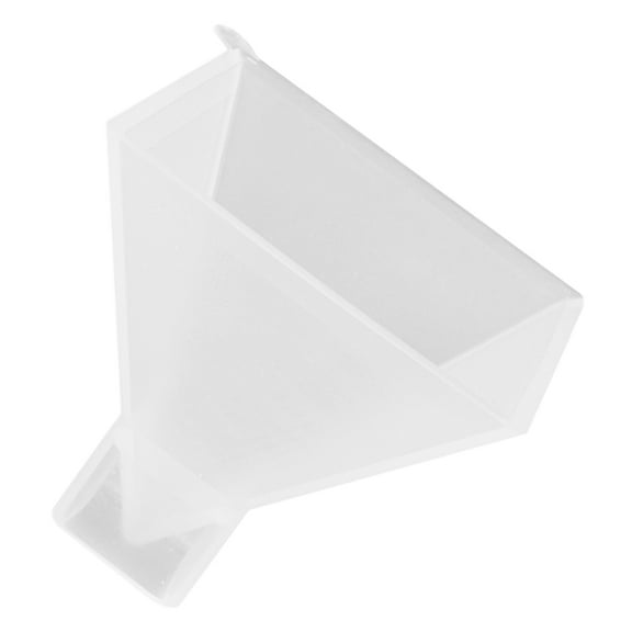 Clear Pyramid Mold DIY Craft Large Concrete Square for Mousse Candle Molds Making