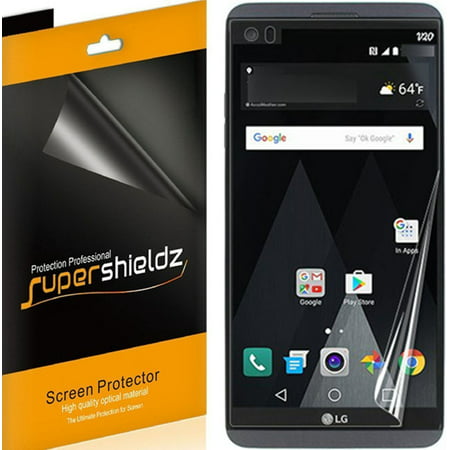 [2-pack] Supershieldz for LG V20 Screen Protector [Full Screen Coverage] Anti-Bubble High Definition (HD) Clear