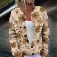 thumbnail image 2 of Kaondbfi Cardigan for Women, Autumn and Winter Knitted Button Cardigan Casual Coat Top Women's Winter Coat, 2 of 5