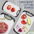 thumbnail image 3 of Kitchen Cutting Board Set (3 Pack) W/ Juice Groove, Non-Slip, BPA Free & Dishwasher Safe, 3 of 8
