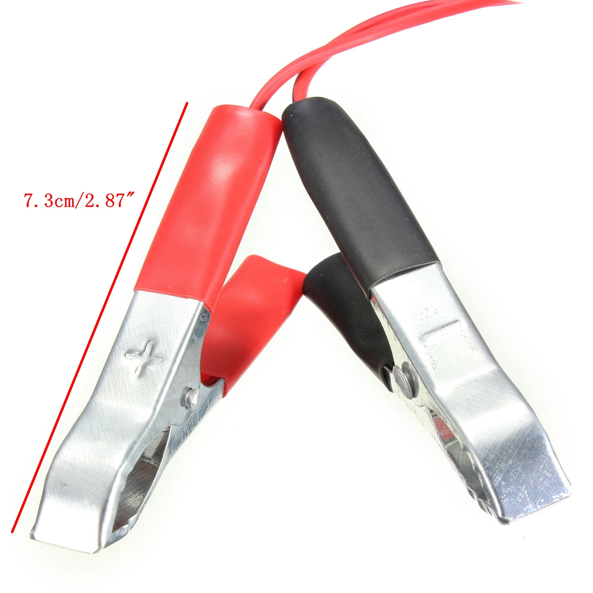 12V Auxiliary Cigarette Lighter Socket Battery Clips On Crocodile Power