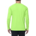 thumbnail image 5 of Domuza Mens Rash Guard Shirts Upf 50+ Uv Sun Protection Long Sleeve Shirts Summer 2026 Outdoor Lightweight Hiking Running Tops Fluorescent Green S, 5 of 5