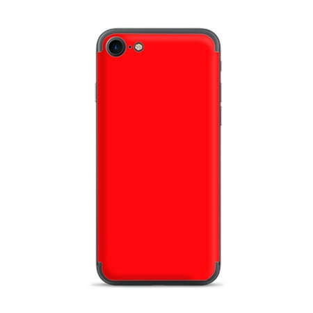 Skin for Apple iPhone 7 8 Skins Decal Vinyl Wrap Stickers Cover - Solid Red color