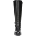 thumbnail image 3 of Sam Edelman Womens Freda Leather Tall Knee-High Boots Black 9.5 Medium (B,M), 3 of 3