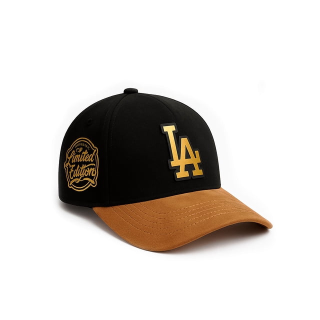 Knite Gorra de gamuza para hombre Los Angeles bordado New York visera curva