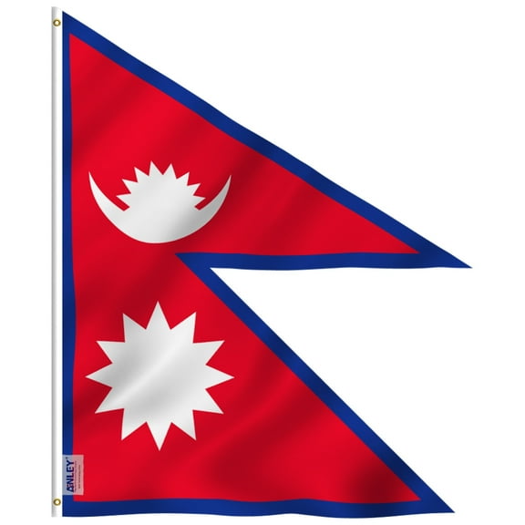 ANLEY Fly Breeze 2x3 Foot Nepal Flag Polyester with Brass Grommets