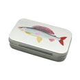 thumbnail image 4 of Organizador de moscas de caja de pesca de trucha de metal para pescadores de agua dulce pescadores al aire libre Medio, 4 of 8