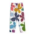 thumbnail image 4 of Xecao Colorful Butterflies Women's Straight Lounge Pajama Pants: The Epitome of Relaxed Sleepwear, 4 of 9