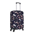 thumbnail image 3 of Xecao Retro Rabbit Flower print Elastic Luggage Cover, with double-sided print , is perfect for travel, business, and daily use, 3 of 9