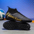 thumbnail image 3 of Botas de fútbol profesionales para hombres, zapatos de entrenamiento antideslizantes, ultraligeros, cómodos, para adolescentes y adultos, 3 of 5