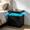 Black+Gold, variant on SAYGOGO 2 Drawer Black Gold Nightstand, Modern Adjustable LED Bedside Table with Open Shelf for Bedroom