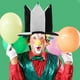 thumbnail image 4 of Sombrero de payaso de la corte para disfraz de Halloween, divertido accesorio de disfraz de payaso para mujeres y hombres, accesorio de cosplay para Halloween, cumpleaños y mascarada, 4 of 7