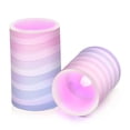 thumbnail image 7 of Yayeee Flameless Candles with Remote Flickering Battery Operated Multi Color Changing, White Cakes Pattern, 7 of 7
