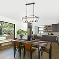 thumbnail image 3 of CHLOE Ironclad Industrial 5 Light Bronze Island Pendant Ceiling Fixture 36", 3 of 10