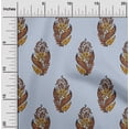 thumbnail image 1 of oneOone Polyester Lycra Fabric Leaves & Floral Block Print Fabric BTY 56 Inch Wide, 1 of 4