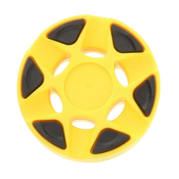 Maoww Inline Roller Hockey Puck Durable Multifunctional Hockey Ice Puck Equipment Yellow 76x25mm