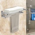 thumbnail image 3 of Toallero para BañO, Toalleros de BañO de Pared, Toalleros de BañO de Pared Acero Inoxidable, Estante de baño Estante de Almacenamiento, para BañOs en Hogares y Hoteles(57.6 x 22.3 x 15.5 cm), 3 of 8