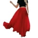thumbnail image 1 of Gibobby faldas aesthetic Falda larga larga de cintura alta para mujer(Rojo， L), 1 of 5