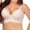 Nude, variant on Fashion Deep Cup Bra Hides Back Fat Full Back Coverage Bra with Shapewear Incorporated Plus Size Push Up Sports Bra
