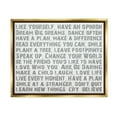 thumbnail image 5 of Stupell Industries Like Yourself Inspirational Typography Wall Art Jet Black Framed Floating Canvas Wall Art, 16x20, by Andrea James, 5 of 5