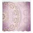 thumbnail image 2 of Ambesonne Mandala Shower Curtain, Vintage Cosmos Oriental Art, 69"Wx75"L, Lavender Dust, 2 of 4