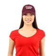 thumbnail image 2 of DALIX Baseball Mom Women's Ball Cap Dad Hat for Women in Maroon, 2 of 7