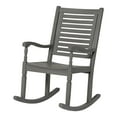 thumbnail image 3 of Walker Edison Outdoor Wood Patio Rocking Chair in Gray Wash, 3 of 5