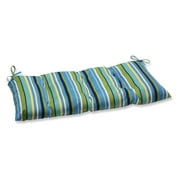Pillow Perfect  Outdoor/ Indoor Topanga Stripe Lagoon Swing/ Bench Cushion