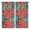 Aloha Summer, variant on Tropical Leaf & Botanical 2-Pack Kitchen Curtains, 42x84 Inch Aloha Inspired Semi-Sheer Tier Curtains with Easy Care Instructions