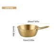 Flash Deals Kitchen Selections Gold 1X Stainless Steel Rice Wine Bowl