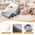 thumbnail image 4 of Escaleras para Perros Heeyoo de 4 Peldaños, 46 cm de Altura, Antideslizantes, Color Gris, 4 of 7
