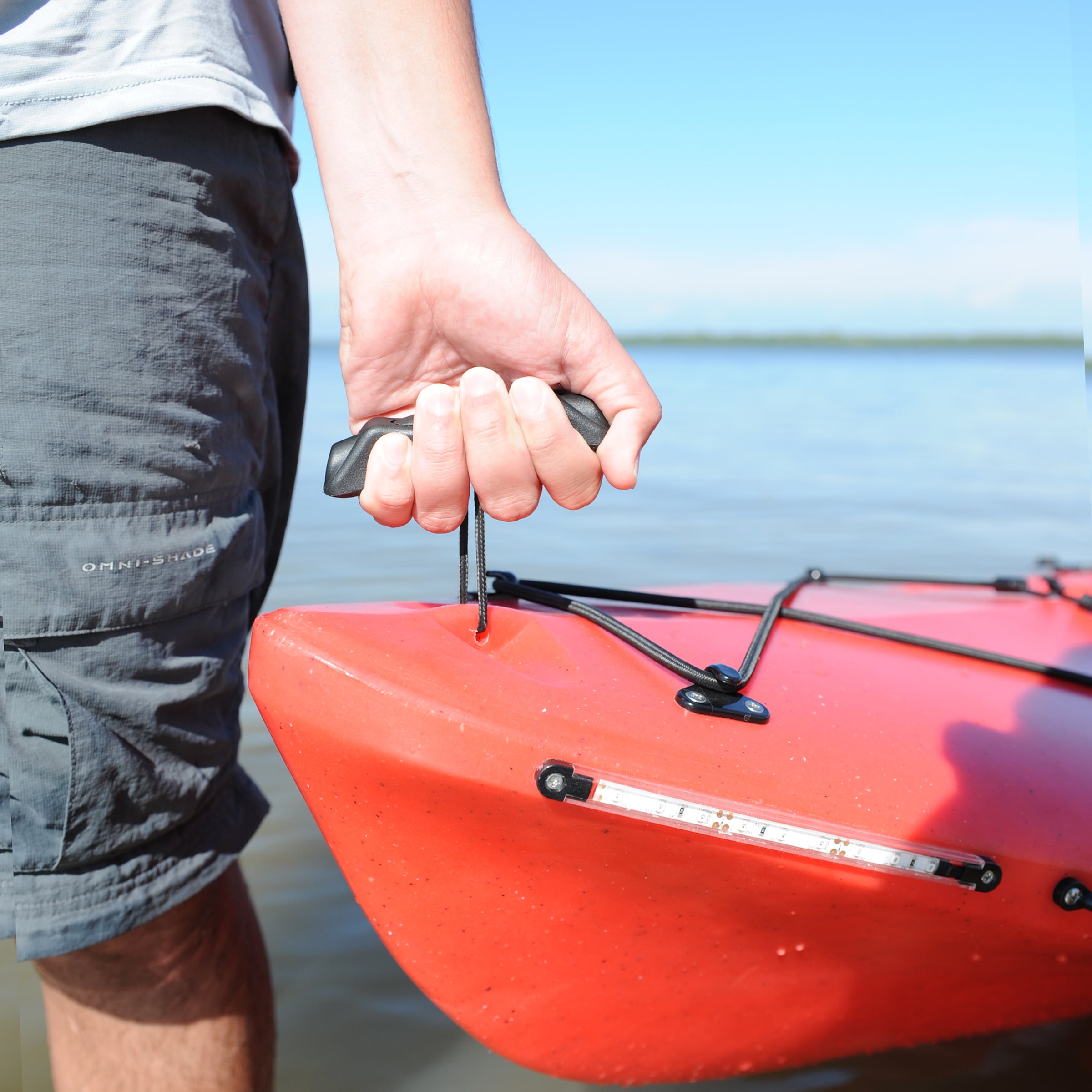 2x Durable Nylon Kayak Pull Handle Carry Handle Kayak Marine Canoe Boat & screws 