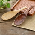 thumbnail image 1 of Travelwant 3Pcs/Set Wood Spoons Wooden Rice Paddle Versatile Serving Spoon Nonstick Heat Resistance Cooking Spoon for Kitchen Cookware, 1 of 7