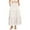 White, variant on Ediodpoh Womens Skirts Summer Casual Smock Layered Tiered High Waisted A Line Flowy Long Skirt with Pockets and Maxi Skirts for Women Brown S