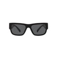 thumbnail image 3 of Gafas de sol Versace Man con montura negra, lentes gris oscuro de 56 mm, 3 of 4