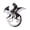 F, variant on Winged Dragon Brooch Retro Colorful Dragon Brooch Pin Decorative Alloy Lapel Pin Clothes Accessory for Backpack Hats Jackets Decoration