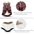 thumbnail image 3 of Abrigos de invierno para perros, ropa cómoda y cálida para mascotas (rojo vino, talla M)., 3 of 5