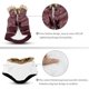 thumbnail image 3 of Abrigos de invierno para perros, ropa cómoda y cálida para mascotas (rojo vino, talla L)., 3 of 5