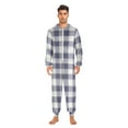 thumbnail image 6 of joogoo Checkered Plaid-a3 Unisex Adults Onesies Pajamas Jumpsuits L, 6 of 7