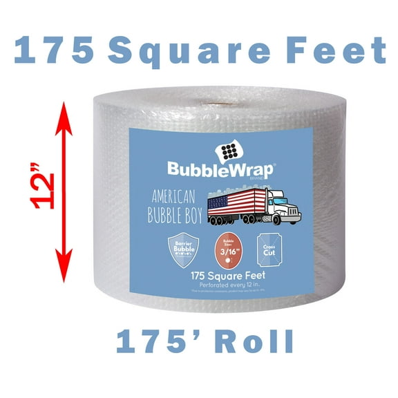 Bubble Wrap Cushioning - 175 ft x 12 in By American Bubble Boy