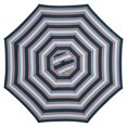thumbnail image 3 of Superjoe 9 ft Striped Patio Umbrella Market Umbrella with Push Button Tilt and Crank, Blue & Brown Stripe, 3 of 9