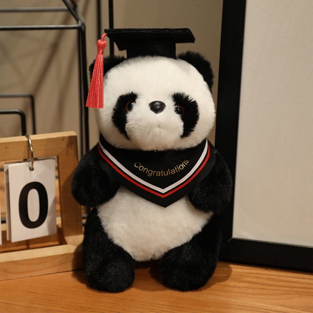 SSZMDLB under $5 Graduation Stuffed Animal, Graduation Hat Doll, Plush Graduation Bear, Commemorative Souvenir Gift, Soft and Cuddly Toy for Home Decor, Multi-Functional Decorative Piece for Desks