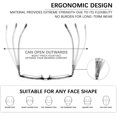 thumbnail image 2 of 3 Pack Multifocus Reading Glasses for Women Men Blue Light Blocking Spring Hinge Square Computer Readers Anti Eyestrain, 2 of 7